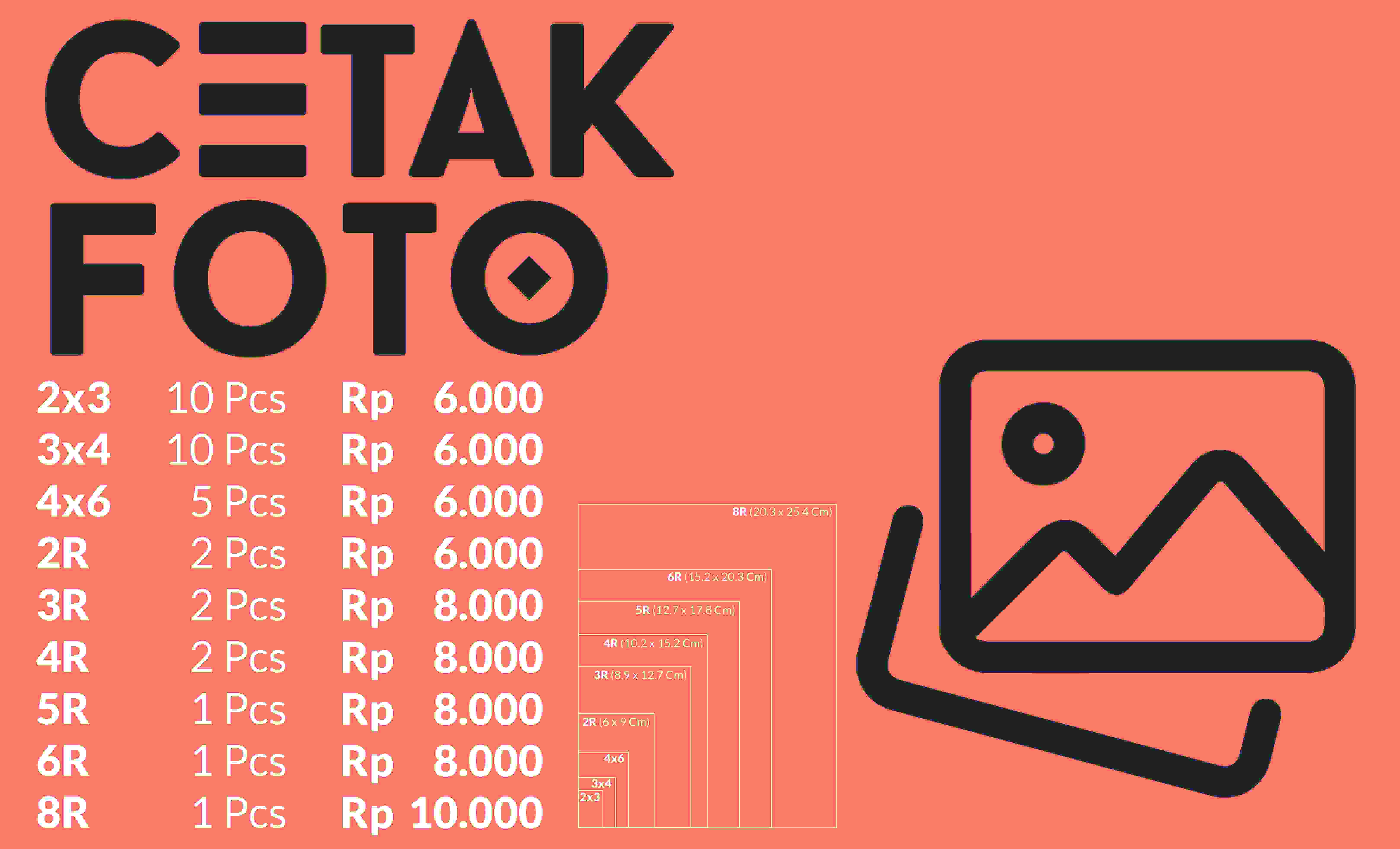 JASA CETAK FOTO 8R (1 FOTO)